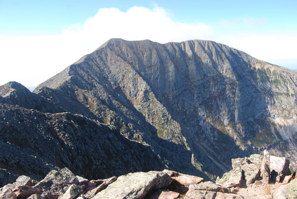 Pamola Peak view across the Knife's Edge